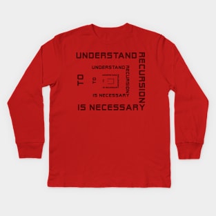 Recursion - multiple Kids Long Sleeve T-Shirt